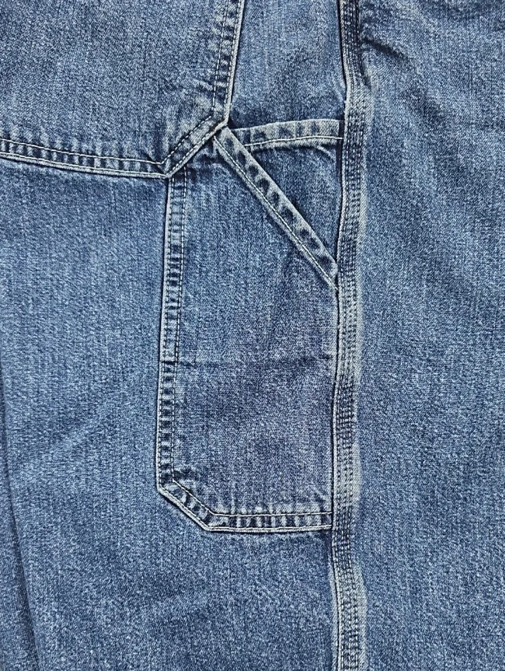 Calvin Klein Navy Blue Carpenter Denim Shorts